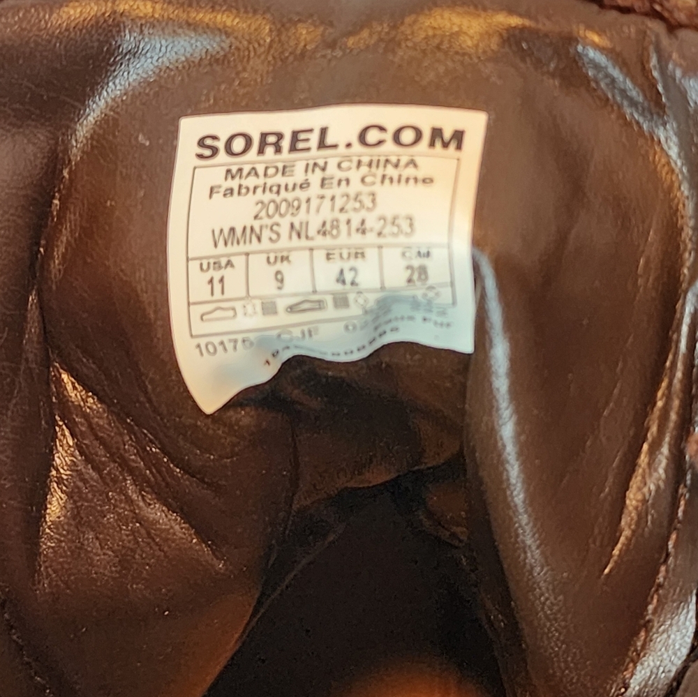SOREL Leather Brex Waterproof Lace-up Boots - Picture 9 of 10
